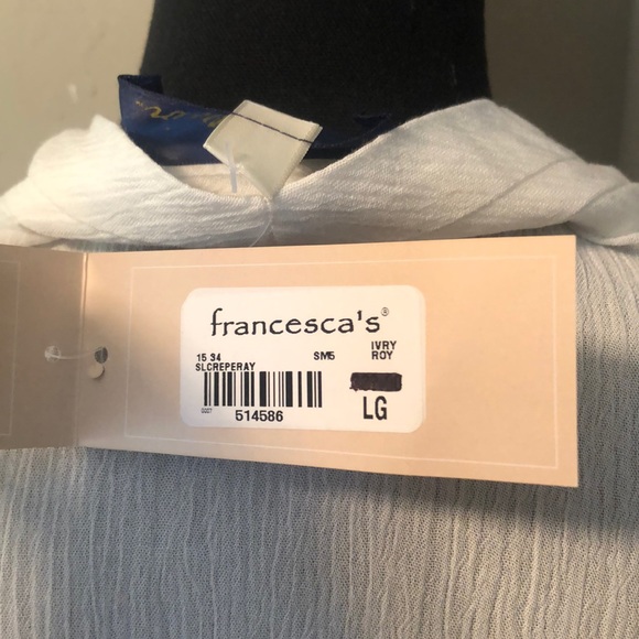 White Francesca’s Summer Top - Picture 3 of 3